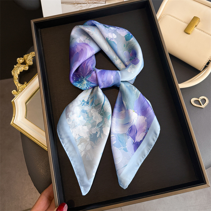 Women Fashion Necktie - 2026 Новый шелковый квадратный шарф с