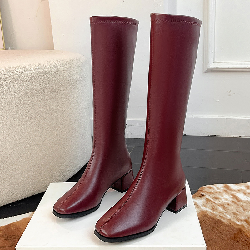Women'S Fashion Knee High Boots - Женские высокие сапоги: горячая распродажа сезона,