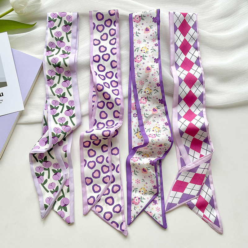 Women Fashion Necktie - Новый роскошный узкий короткий женский шелковый