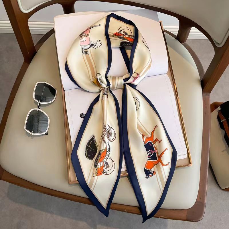 Women Fashion Necktie - Роскошный дизайн, шелковый узкий головной убор,
