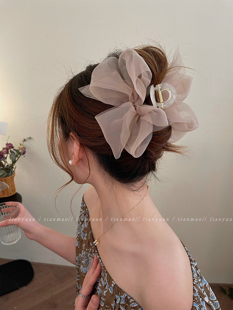 Korea Sweet Mesh Tulle Big Bow – обзор и цена Women'S Fashion Korea