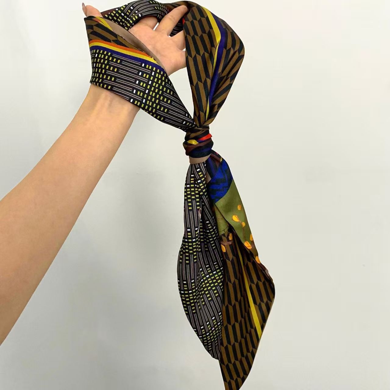 Роскошный шелковый шарф с прин – обзор и цена Women Fashion Necktie