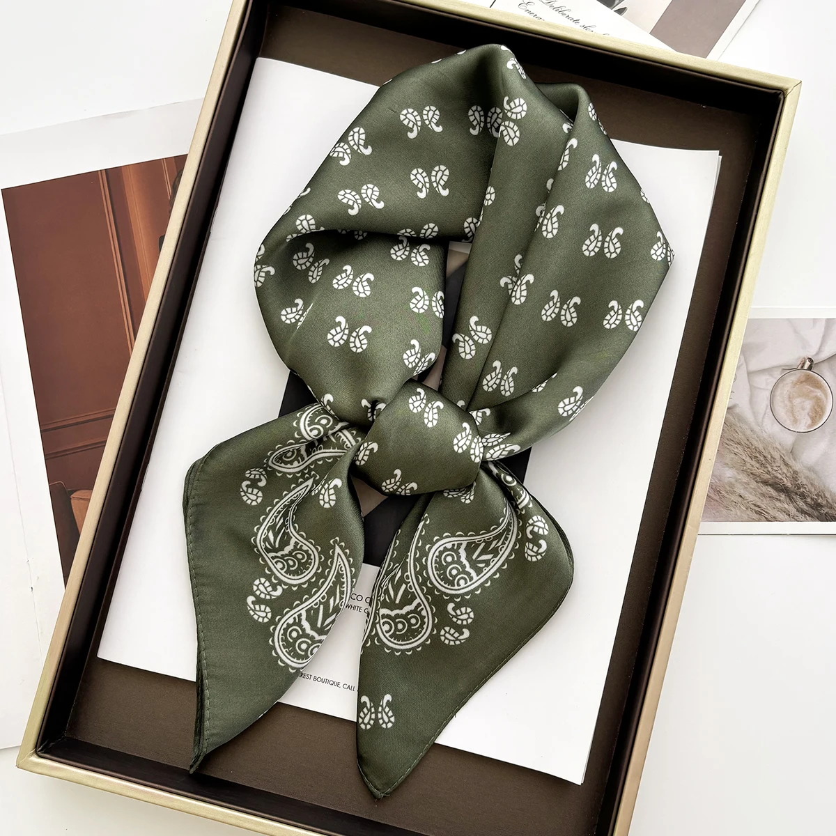 70 см женский мягкий атласный  – обзор и цена Women Fashion Necktie