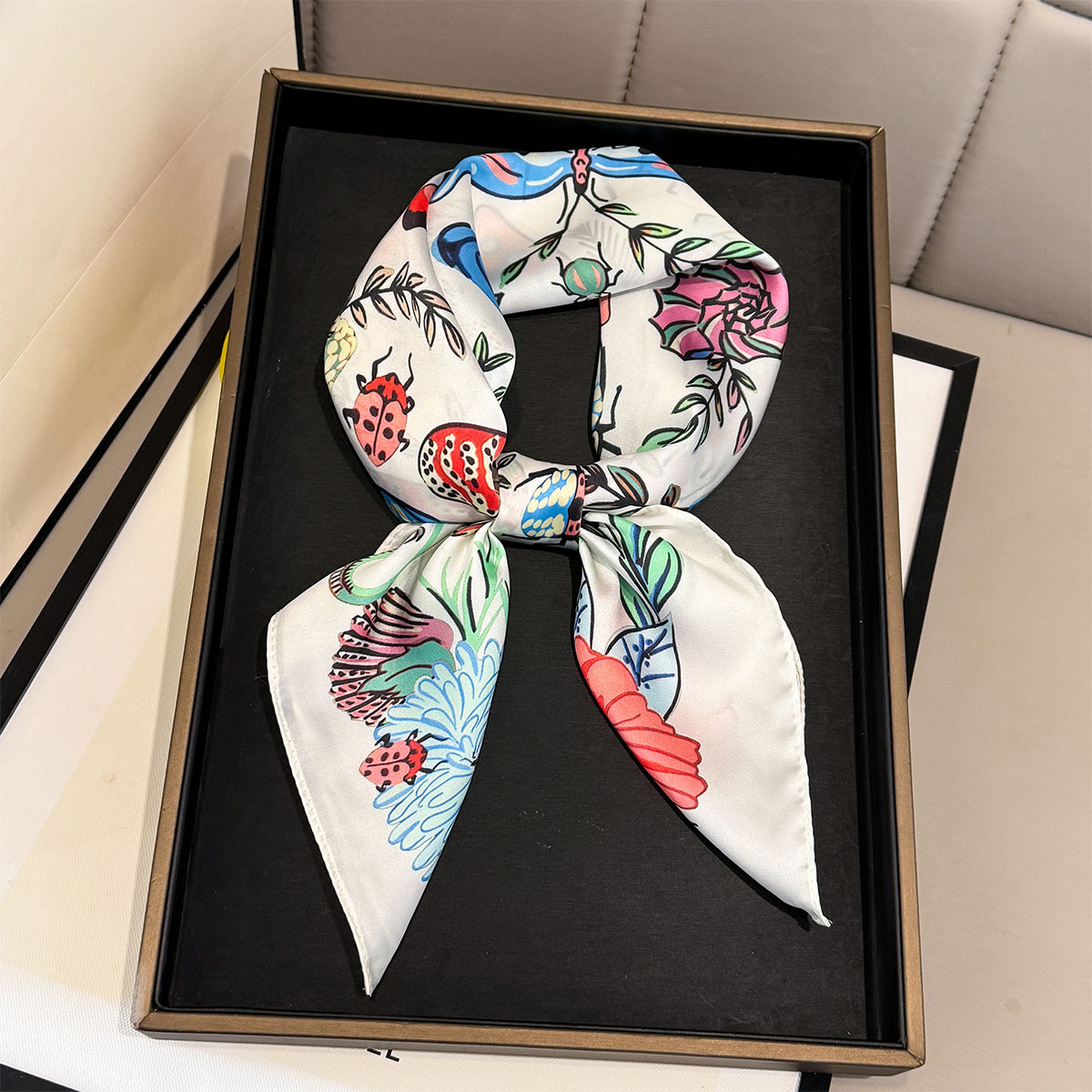 Новые шелковые квадратные плат – обзор и цена Women Fashion Necktie