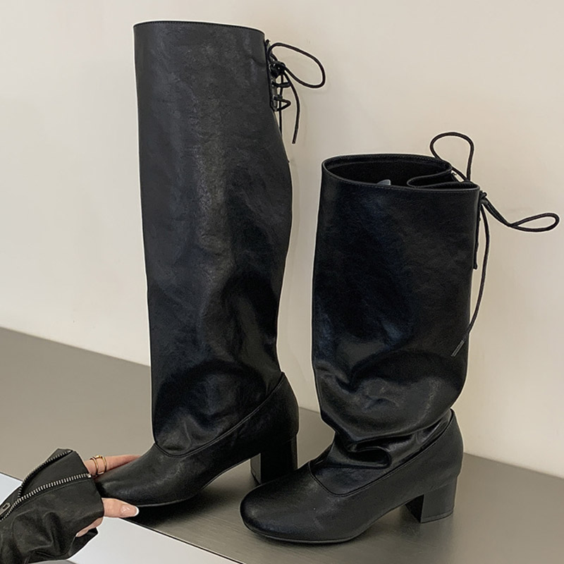 Новые зимние модные сапоги 202 – обзор и цена Women'S Fashion Knee High Boots
