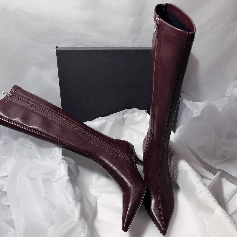 Осенние новые модные ботинки н – обзор и цена Women'S Fashion Knee High Boots