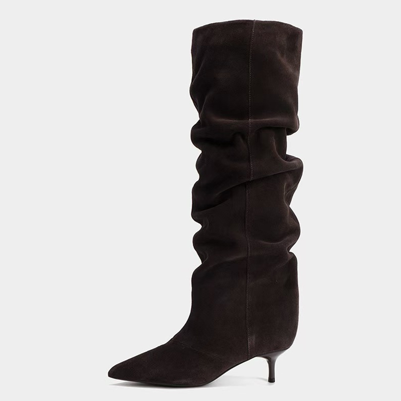 Liyke Runway Fashion Плиссиров – обзор и цена Women'S Fashion Knee High Boots