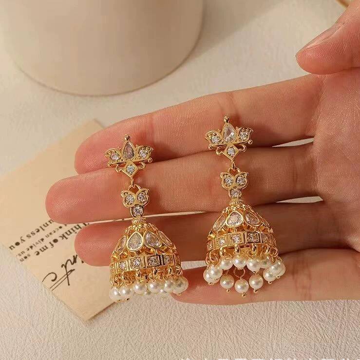 Индийские эффектные серьги-кле – обзор и цена Women'S Fashion Korea
